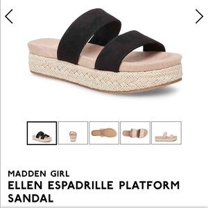 Madden Girl Elleen Espadrille Platform Sandal sz 8